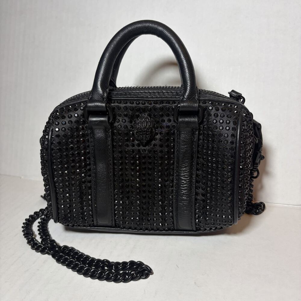 KURT GEIGER London Small Bag Black Rhinestone Crossbody Bag